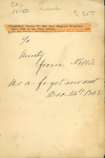 New-England Tragedies 