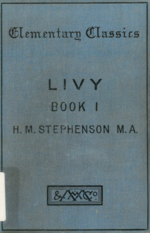 Titi Livi, Liber I