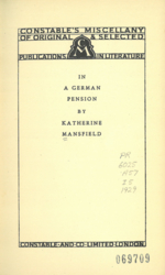 In a German Pension