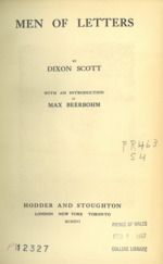 Men of Letters