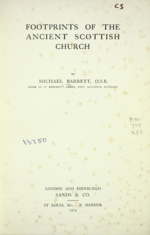 Footprints of the ancient Scottish church