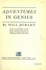 Adventures in genius