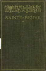 Selected Essays from Sainte-Beuve