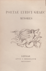 Poetae lyrici graeci minores