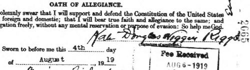 Kate Douglas Riggs Signature